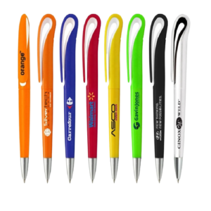 PEN-460-Color clip rotating ballpoint pen-彩色夹子旋转圆珠笔