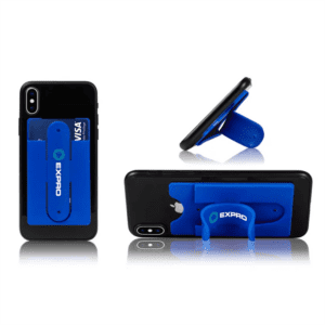 PH-332- Silicone Phone Wallet With Stand-硅胶手机卡套手机支架