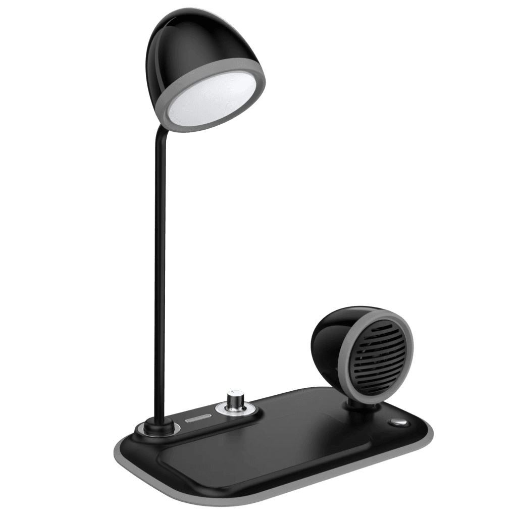 Wireless Charger with Lamp and Speaker