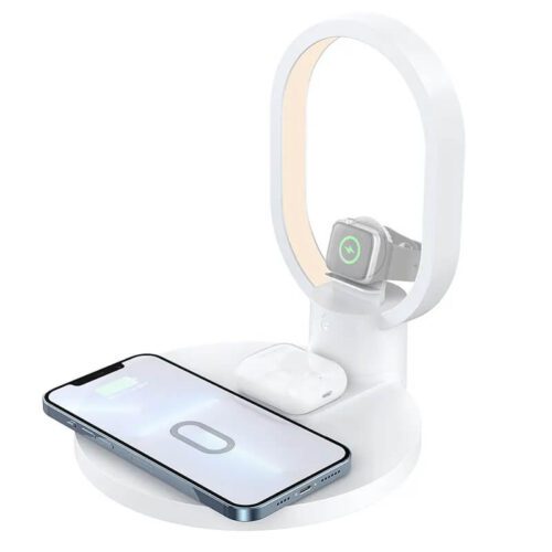 5 in 1 Wireless Charger with Bedside Lamp