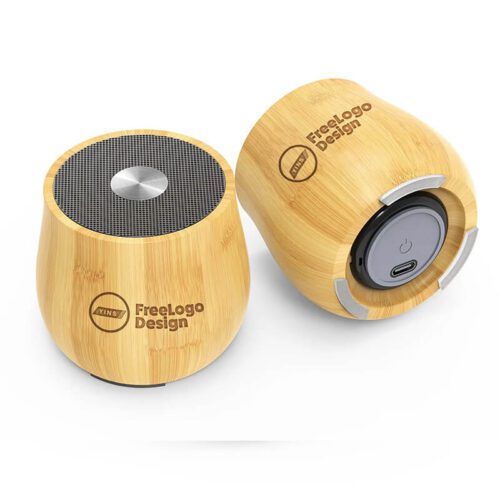 Eco-friendly bamboo bluetooth speaker