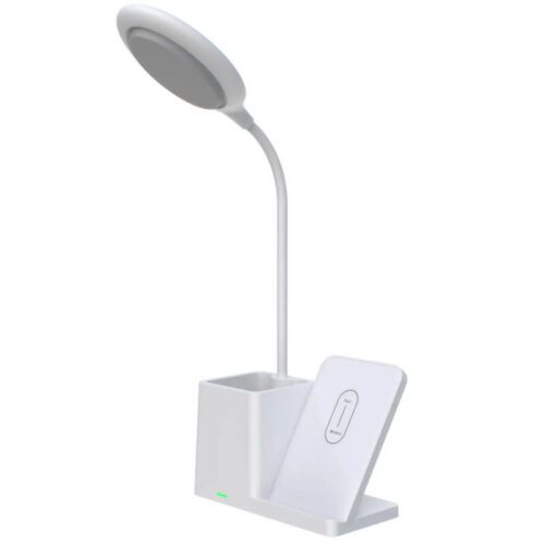 3 in 1 Wireless Charger with Pen Holder and Desk Lamp