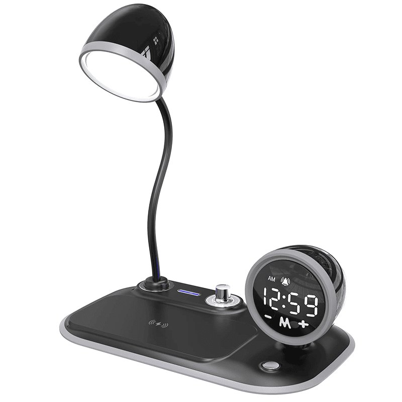 Wireless Charger with Light and Alarm Clock