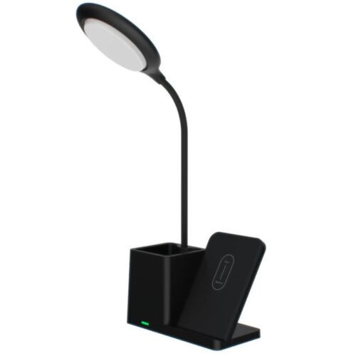 3 in 1 Wireless Charger with Pen Holder and Desk Lamp