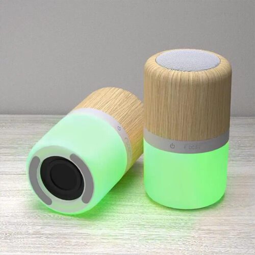 Eco-friendly bluetooth speaker with RBG light