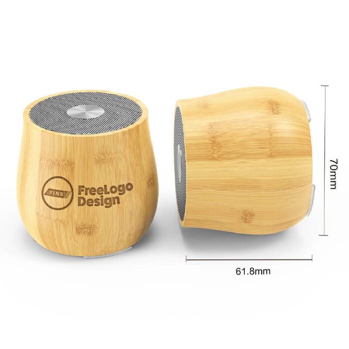 Eco-friendly bamboo bluetooth speaker